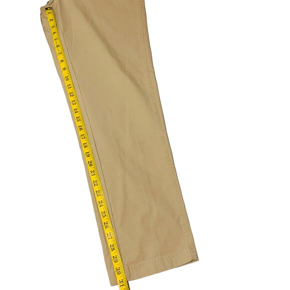Women's L.L. BEAN Size 14 M/Tall Khaki Pants 0 CAG5 Basic Wardrobe Essential - Picture 5 of 7